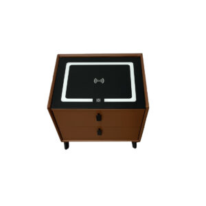 Noptiera Smart cu Wireless speaker si charger